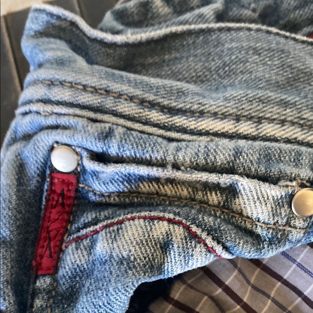 Armani Exchange Blue Denim Jeans - Picture 5 of 6